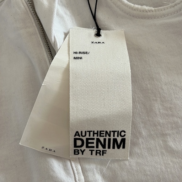 Super cute Zara white denim skirt brand new - Picture 5 of 6